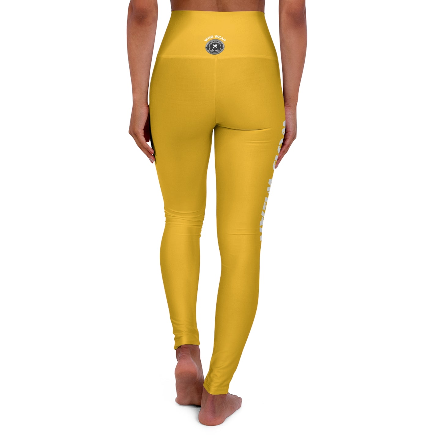 'Earth & Bloom' Daffodil WOD WEAR High Waisted Athletic Leggings