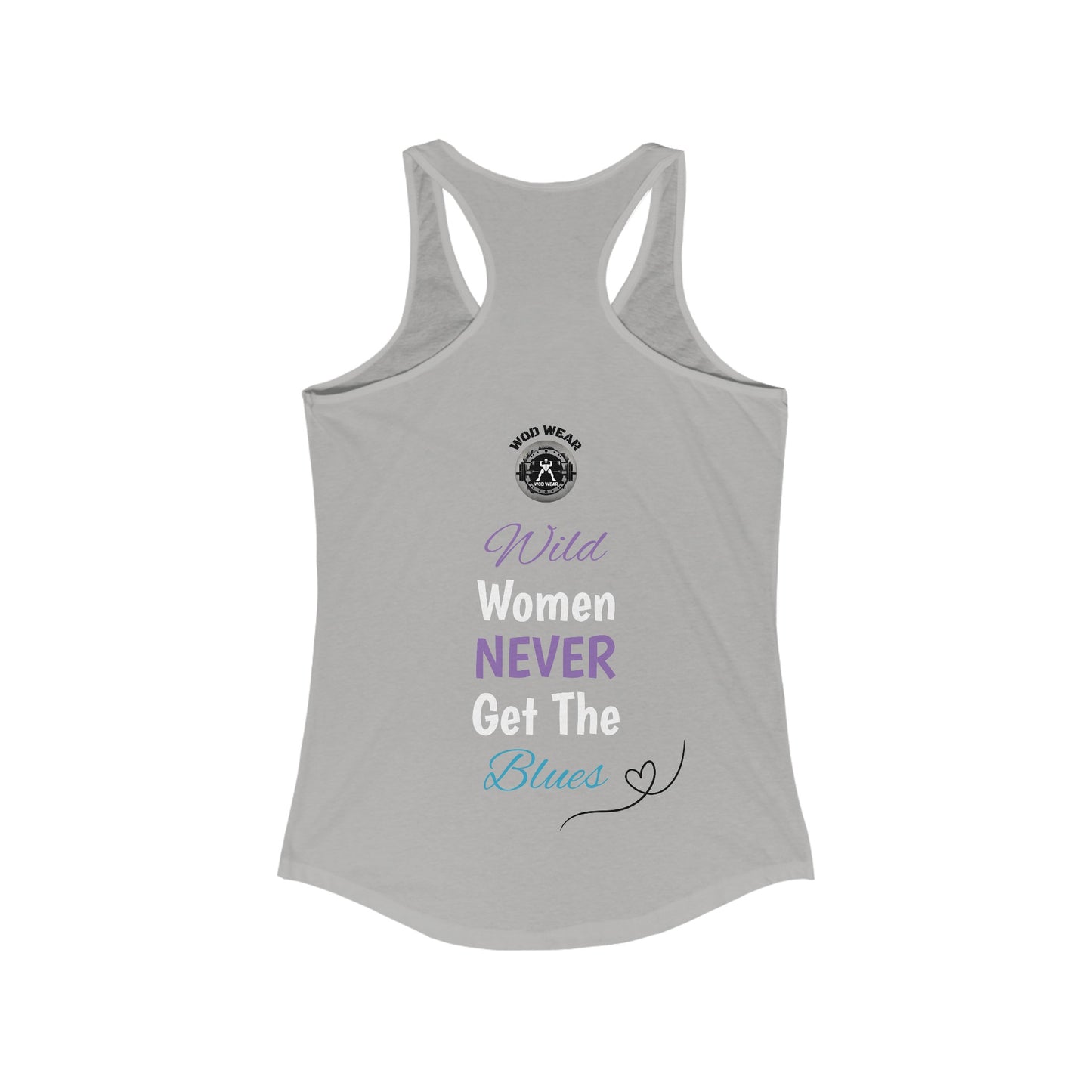 Women's 'Dare The Wild Heart' Ideal Racerback Tank