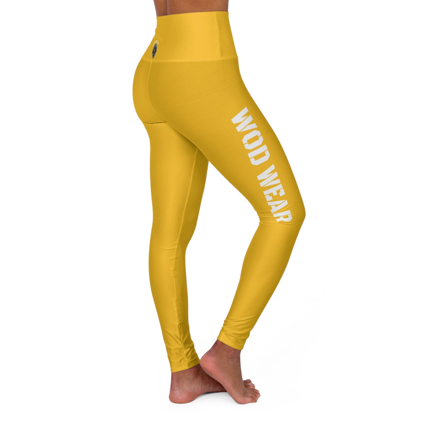 'Earth & Bloom' Daffodil WOD WEAR High Waisted Athletic Leggings