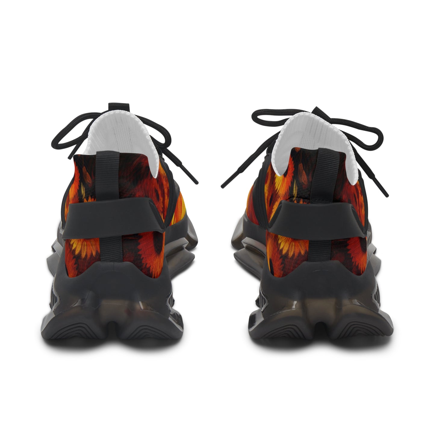 'Sunflower Sunset' Women's Mesh Sneakers