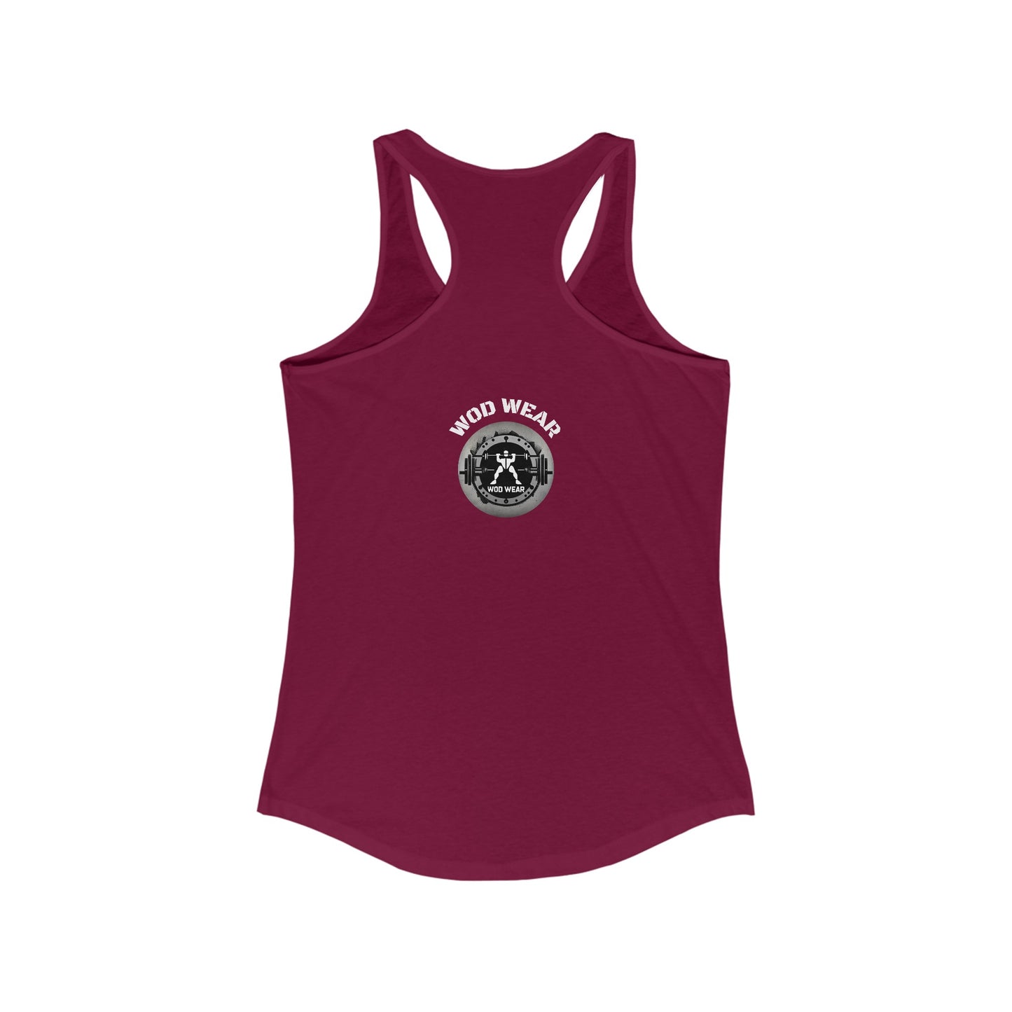 'Woman Up/WOD WEAR' Women's Ideal Racerback Tank