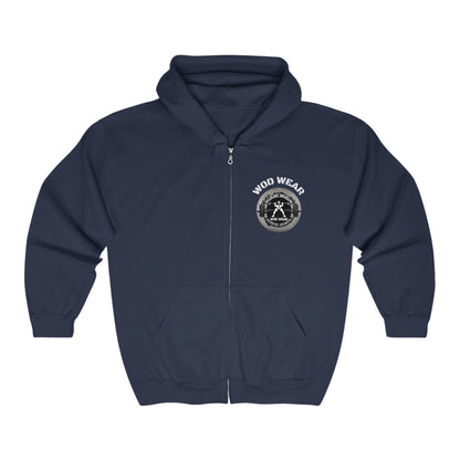 Men's 'WOD WEAR' Heavy Blend™ Full Zip Hooded Sweatshirt