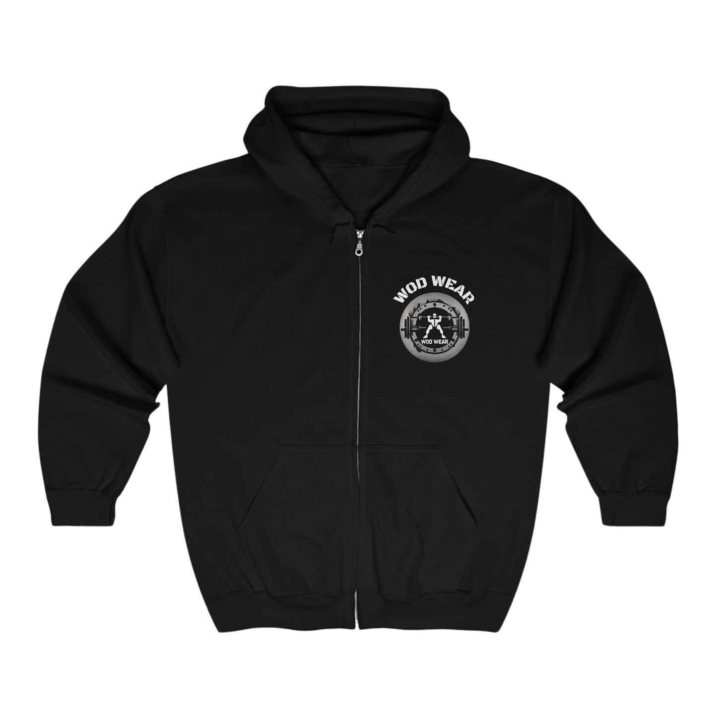Men's 'WOD WEAR' Heavy Blend™ Full Zip Hooded Sweatshirt