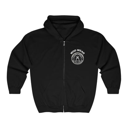 Men's 'WOD WEAR' Heavy Blend™ Full Zip Hooded Sweatshirt