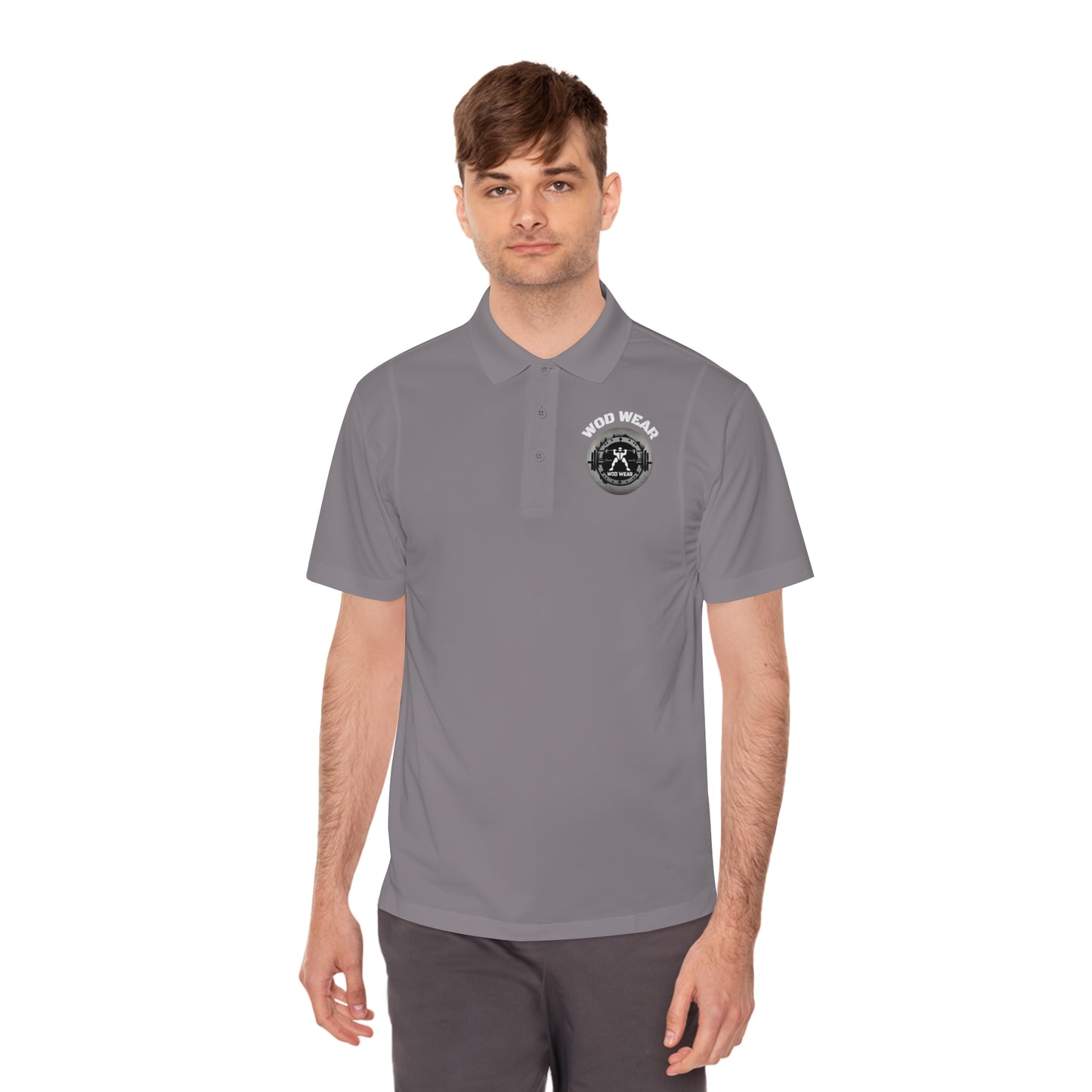 Men's 'WOD WEAR/Earned Not Given' Sport Polo Shirt