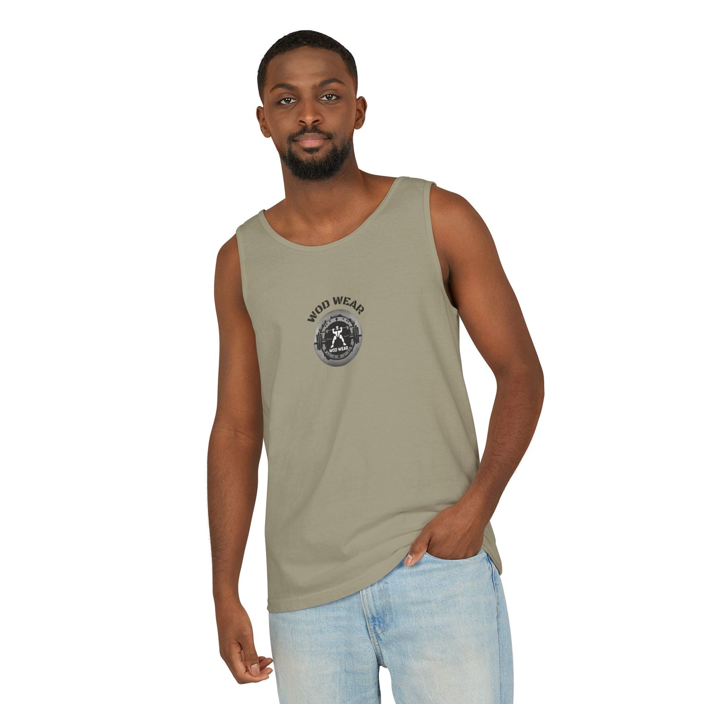 Men's 'Earned Not Given' Garment-Dyed Tank Top