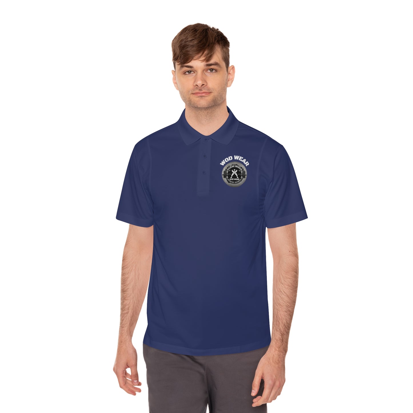 Men's 'WOD WEAR/Earned Not Given' Sport Polo Shirt