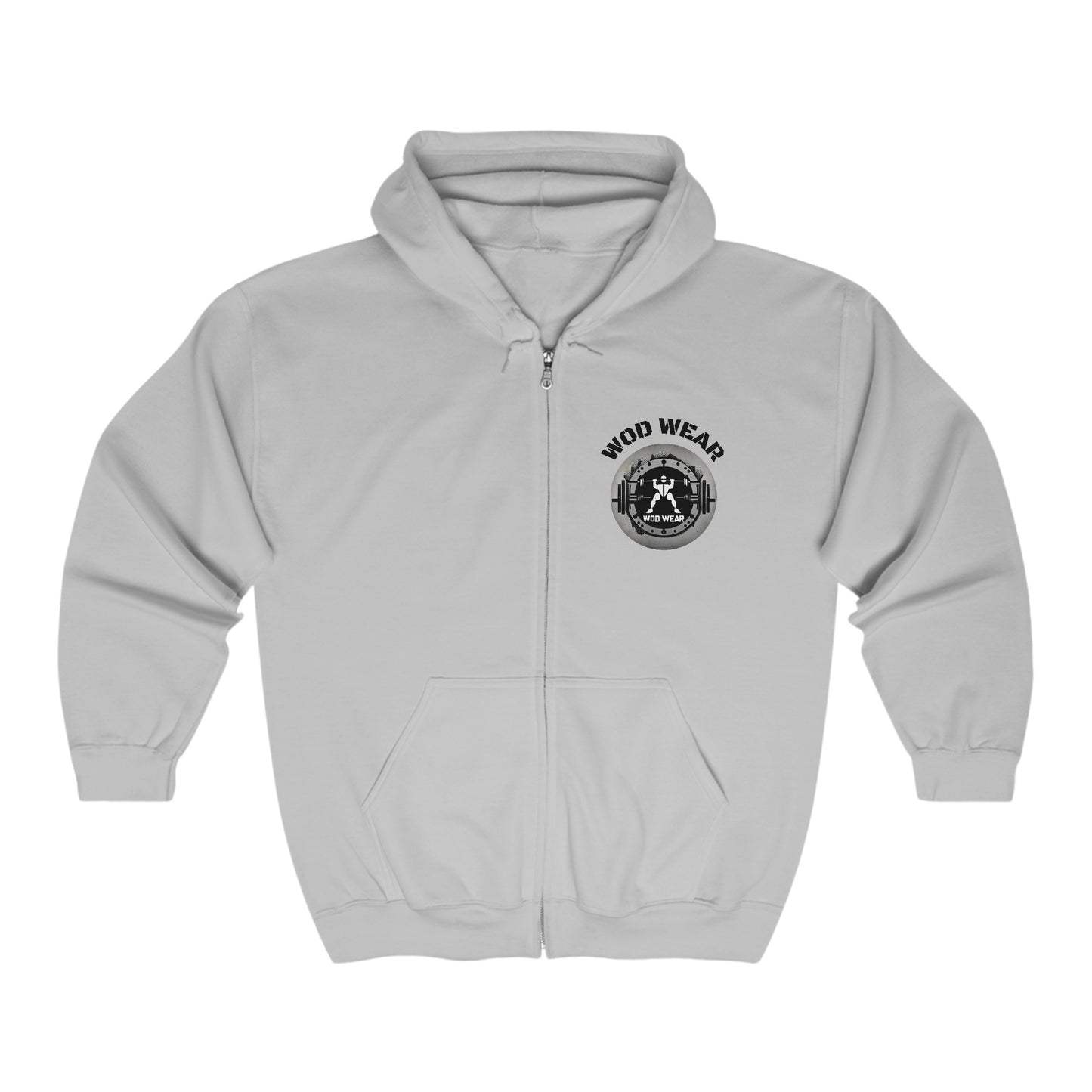 Men's 'WOD WEAR' Heavy Blend™ Full Zip Hooded Sweatshirt
