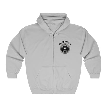 Men's 'WOD WEAR' Heavy Blend™ Full Zip Hooded Sweatshirt
