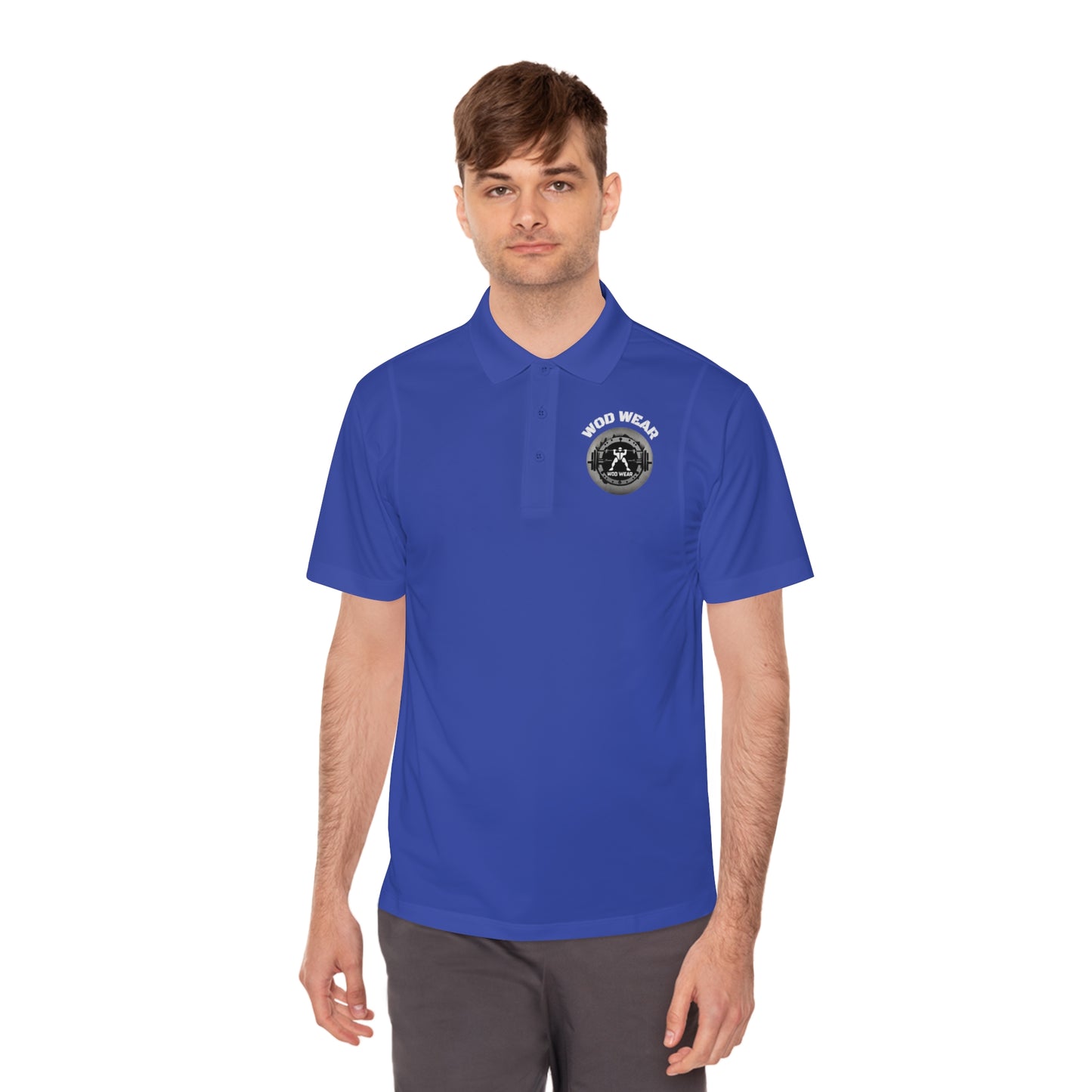 Men's 'WOD WEAR/Earned Not Given' Sport Polo Shirt