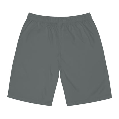 Men's Dark Grey 'WOD WEAR' Board Shorts