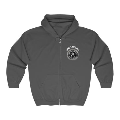 Men's 'WOD WEAR' Heavy Blend™ Full Zip Hooded Sweatshirt