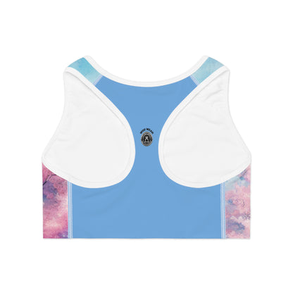 Petal Power Sports Bra - Vibrant Floral Athletic Wear for Active Women
