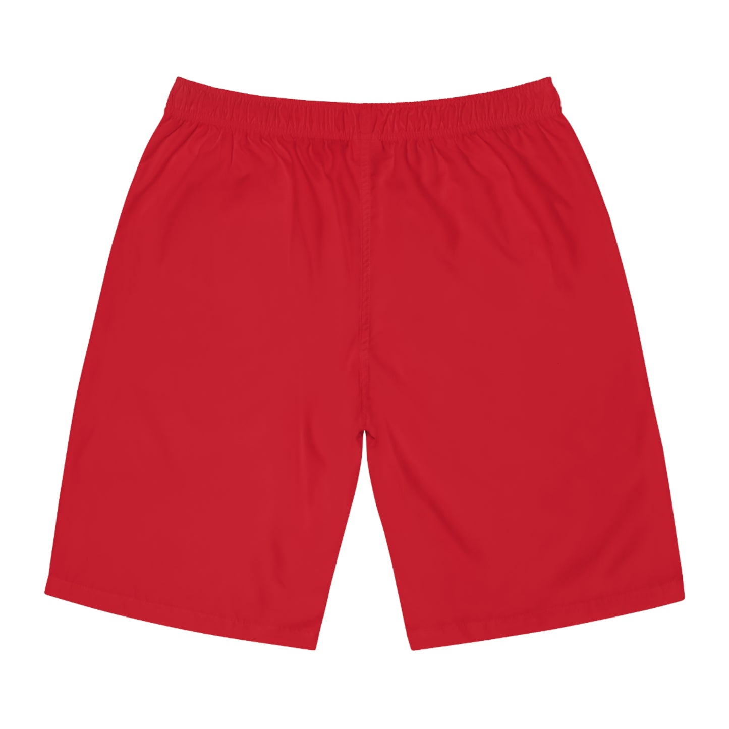 Men's Dark Red 'WOD WEAR' Board Shorts (AOP)