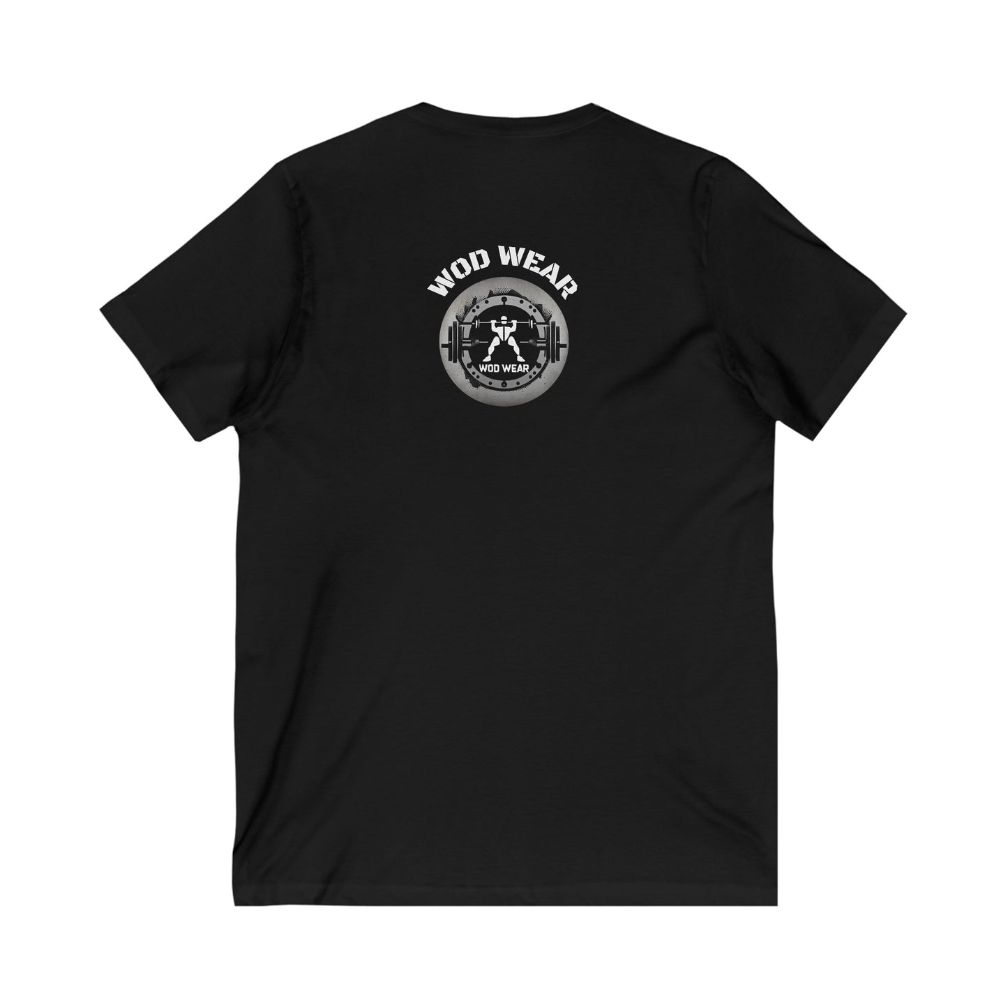 'No More Squats' Jersey Short Sleeve V-Neck Tee