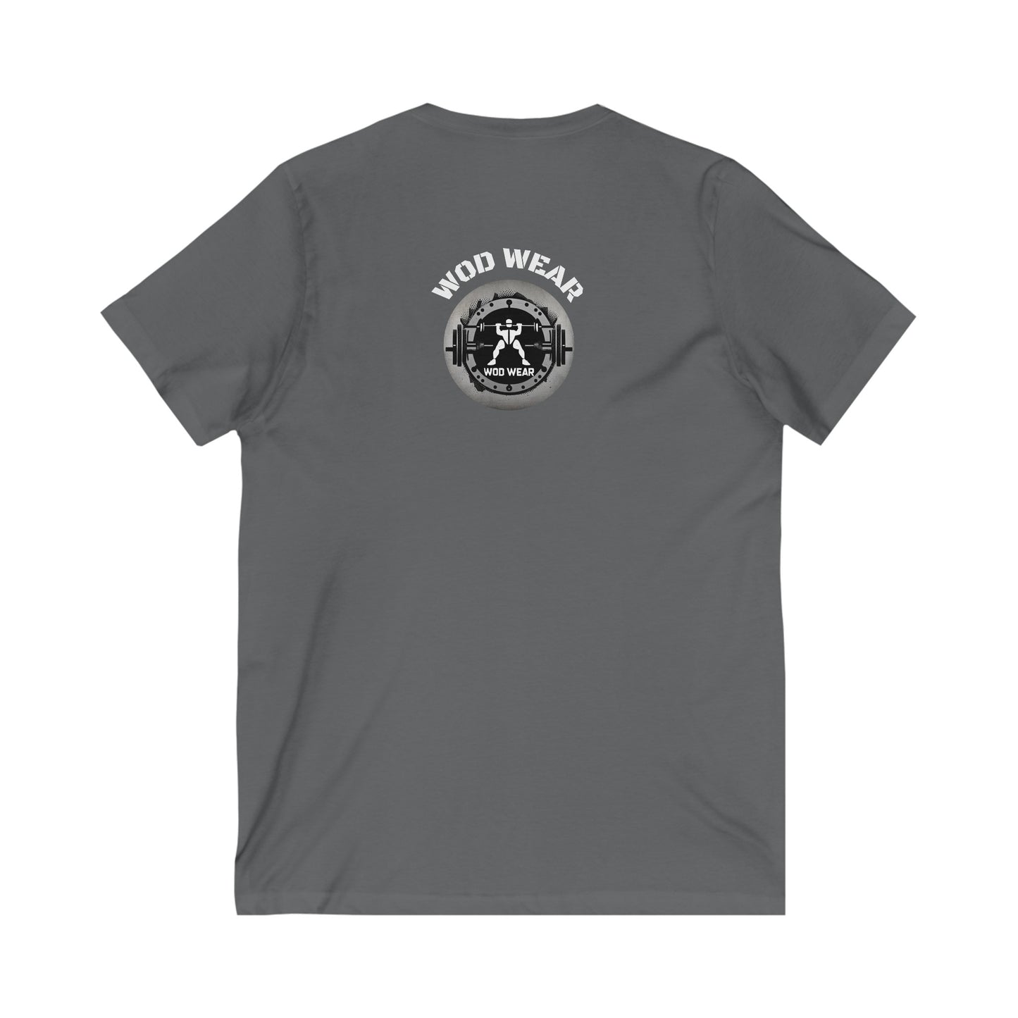 'No More Squats' Jersey Short Sleeve V-Neck Tee