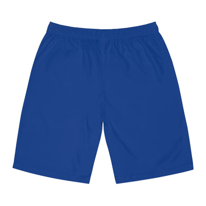 Men's Blue 'WOD WEAR' Board Shorts (AOP)