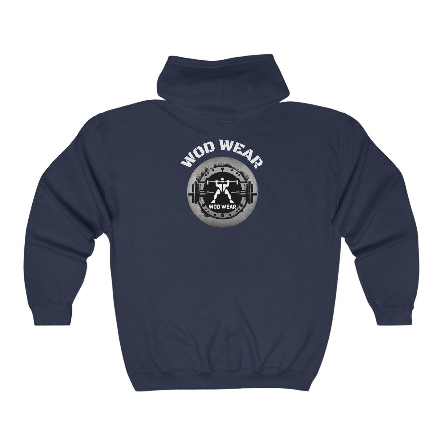Men's 'WOD WEAR' Heavy Blend™ Full Zip Hooded Sweatshirt