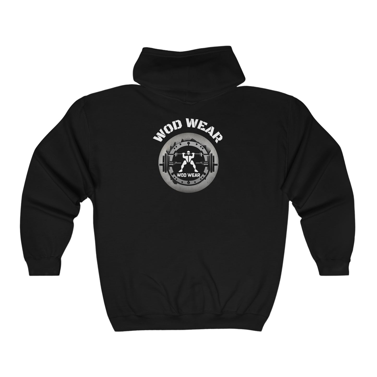Men's 'WOD WEAR' Heavy Blend™ Full Zip Hooded Sweatshirt